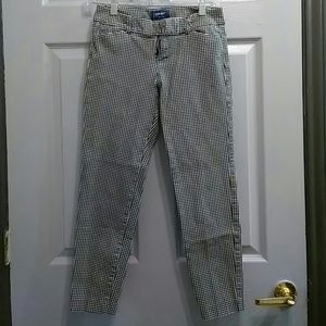 Old Navy Checkered Pixie Pant